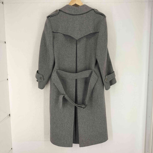 アニオナ AGNONA MADE IN ITALY ダブル ウールトレンチコート メンズ