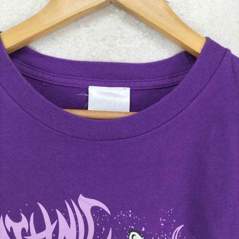 レフラー Leflah スカル 両面プリントクルーネックTシャツ メンズ L