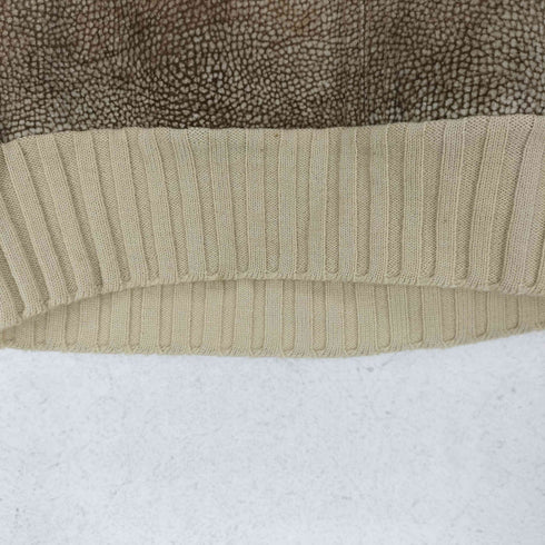 redwall MADE IN ITALY スエード切替ニット レディース 48