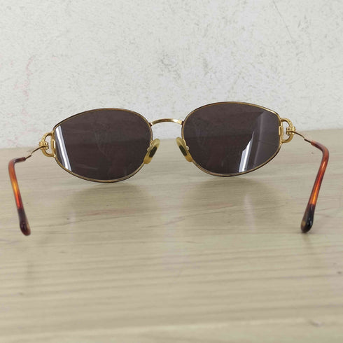 グッチ GUCCI オーバル ロゴデザイン サングラス レディース 60□20