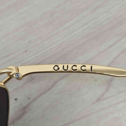 グッチ GUCCI オーバル ロゴデザイン サングラス レディース 60□20