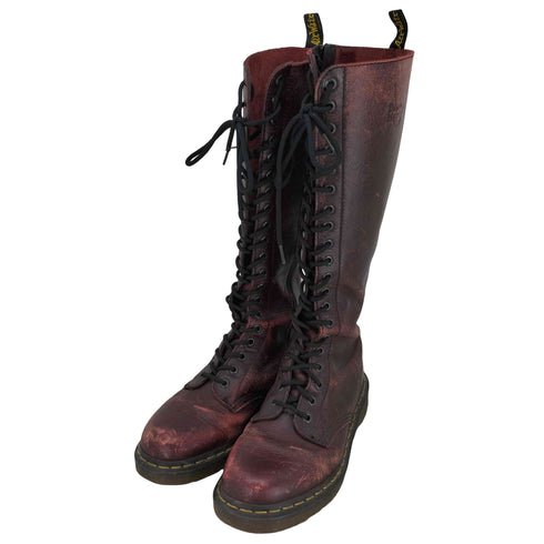 ドクターマーチン Dr.Martens 20ホール ロングブーツ レディース JPN:38