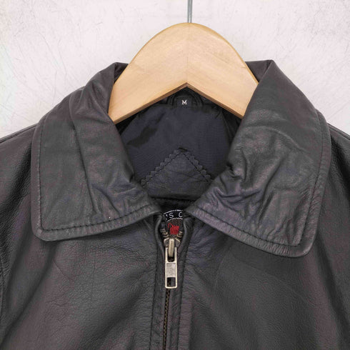 REDOX カウレザー ジップアップブルゾン メンズ import:M
