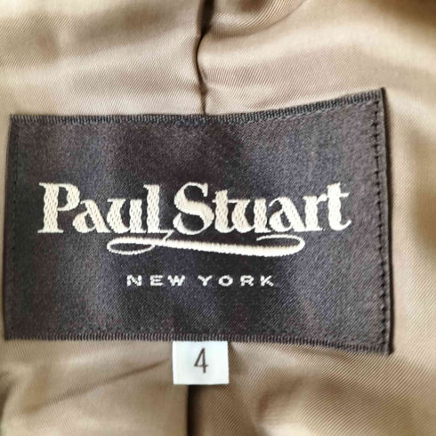 ポールスチュアート Paul Stuart ウール ノーカラー ジャケット スカート セットアップ レディース 4