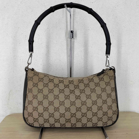 グッチ GUCCI GGキャンバス バンブー アクセサリーポーチ レディース