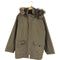 ABURAYSIA ラクーンファー フーデッド パテッドジャケット メンズ JPN:L