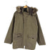 ABURAYSIA ラクーンファー フーデッド パテッドジャケット メンズ JPN:L