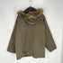 ABURAYSIA ラクーンファー フーデッド パテッドジャケット メンズ JPN:L