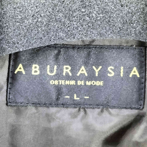 ABURAYSIA ラクーンファー フーデッド パテッドジャケット メンズ JPN:L