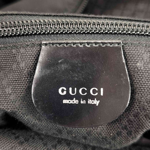 グッチ GUCCI レザー切替ナイロン ボストンバッグ レディース