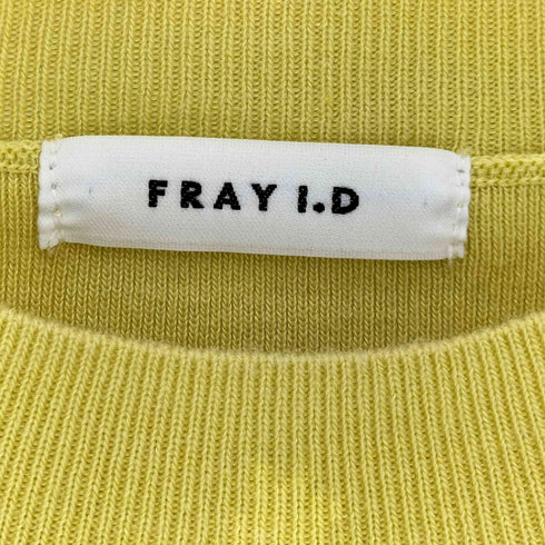 フレイアイディー FRAY I.D 25ss ラッフルフリルレイヤーニット レディース FREE
