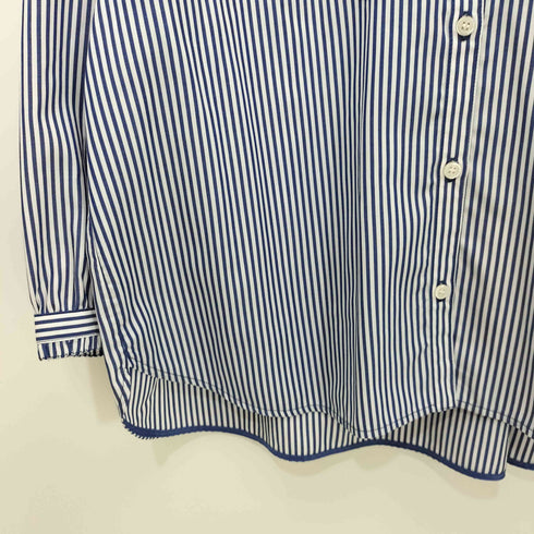 インディヴィ INDIVI 25SS 胸元タックフリル長袖ブラウス レディース JPN:13号