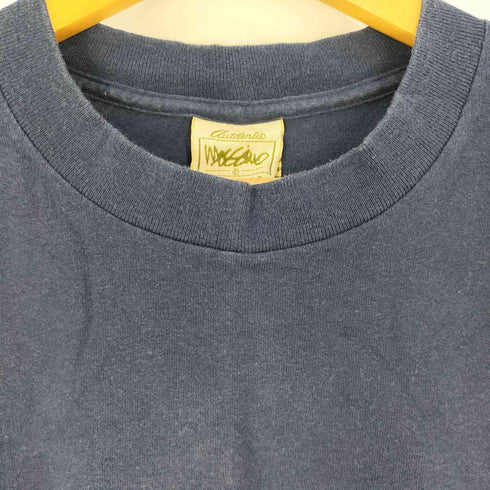 モッシモ MOSSIMO 90S USA製 シングルステッチ 両面ロゴ Tシャツ メンズ import:M
