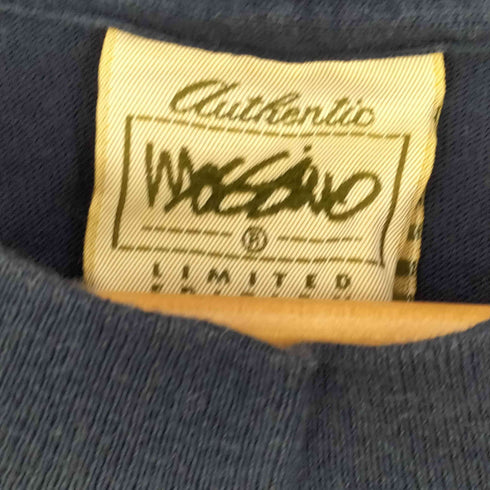 モッシモ MOSSIMO 90S USA製 シングルステッチ 両面ロゴ Tシャツ メンズ import:M