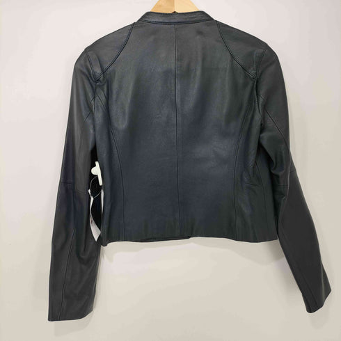 アナイ ANAYI 羊革 ラムレザー シングルライダースジャケット レディース JPN:36