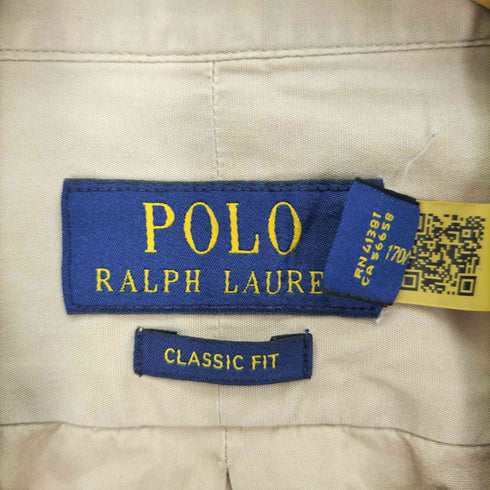 ポロラルフローレン POLO RALPH LAUREN ポニー刺繍 ボタンダウン L/S シャツ メンズ 170/92