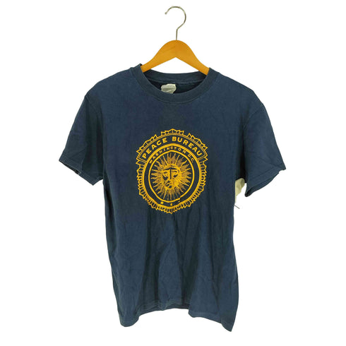 ヘインズ Hanes 90S USA製 eight ball records 両面プリントTシャツ シングルステッチ メンズ import:M