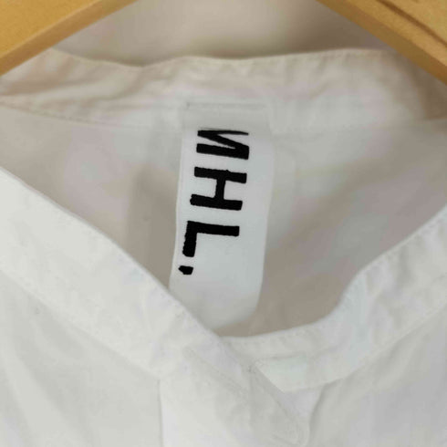 エムエイチエル MHL. コットン バンドカラーシャツ レディース JPN:2