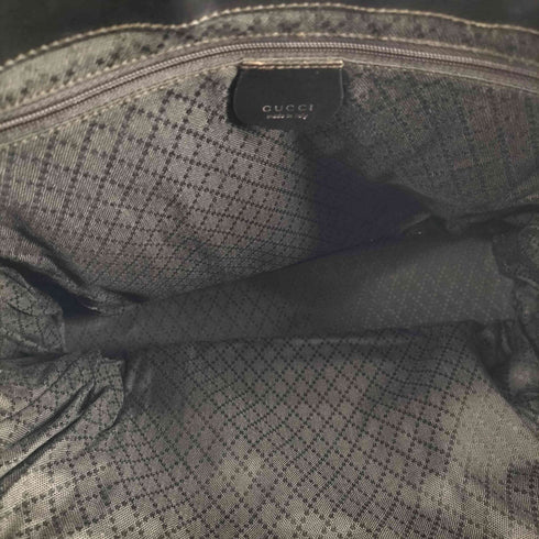 グッチ GUCCI ナイロンキャンバス トートバッグ ハンドバッグ レディース