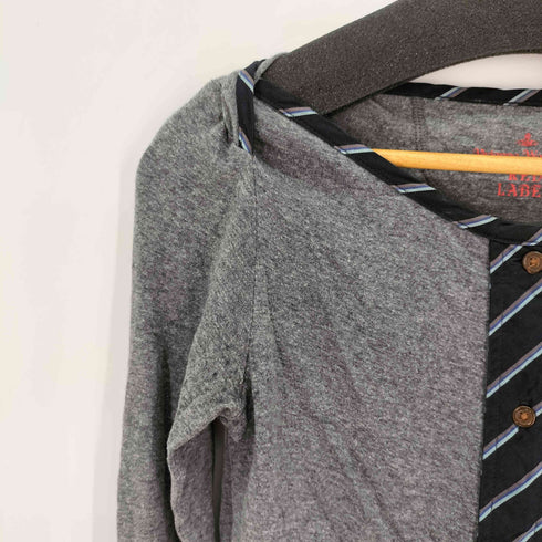 ヴィヴィアンウエストウッドレッドレーベル Vivienne Westwood RED LABEL ストライプタイ コットンウール カーディガン レディース 13