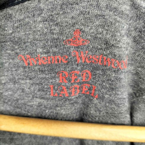 ヴィヴィアンウエストウッドレッドレーベル Vivienne Westwood RED LABEL ストライプタイ コットンウール カーディガン レディース 13