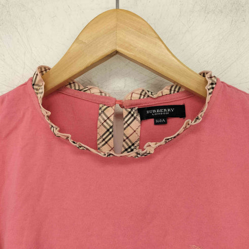 バーバリーロンドン BURBERRY LONDON ノバチェック ワンポイント刺繍 ノースリーブトップス タンクトップ レディース 160A