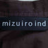ミズイロインド mizuiro ind バックギャザービッグシャツ レディース