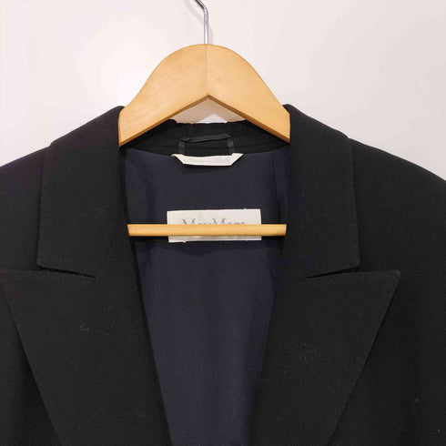 マックスマーラ MAX MARA FLOWOOL ボタンレス テーラードジャケット ボレロ レディース JPN:38