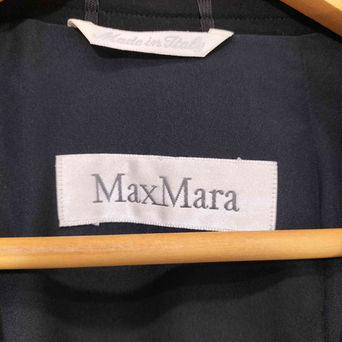 マックスマーラ MAX MARA FLOWOOL ボタンレス テーラードジャケット ボレロ レディース JPN:38