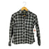 エディーバウアー Eddie Bauer 00s 緑タグ タータンチェック L/S フリンジシャツ レディース import:M