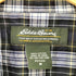 エディーバウアー Eddie Bauer 00s 緑タグ タータンチェック L/S フリンジシャツ レディース import:M