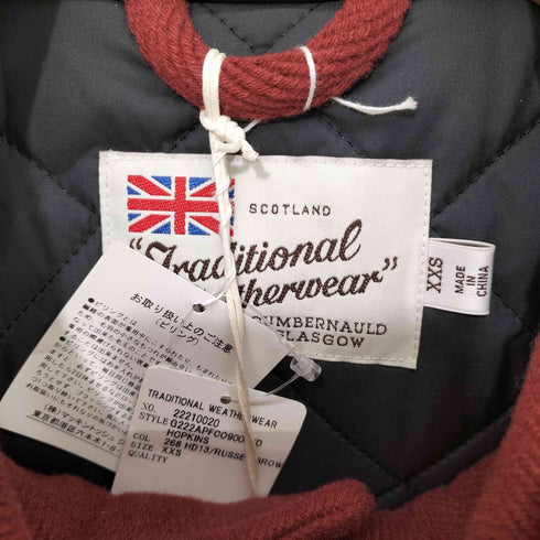 トラディショナルウェザーウェア Traditional Weatherwear HOPKINS ヘリンボーン ダッフルコート レディース XXS