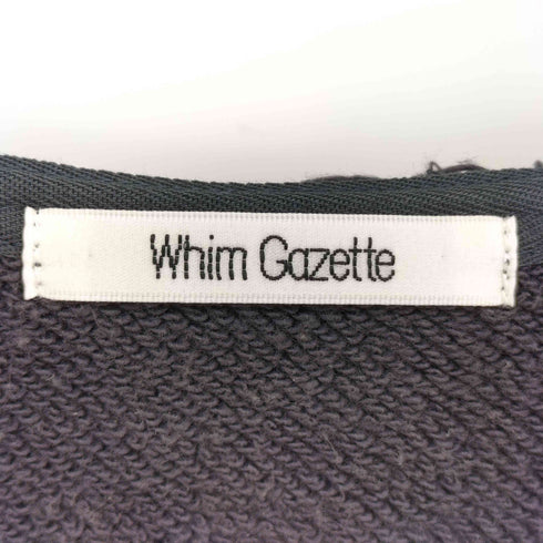 ウィムガゼット Whim Gazette 裏毛Vネックプルオーバー レディース FREE