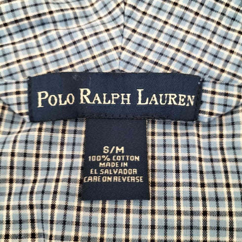 ポロラルフローレン POLO RALPH LAUREN スモールポニー刺繍 チェックロングベスト メンズ S/M