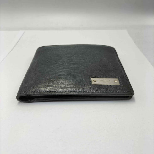 バリー BALLY シワ加工 レザー 二つ折り財布 メンズ