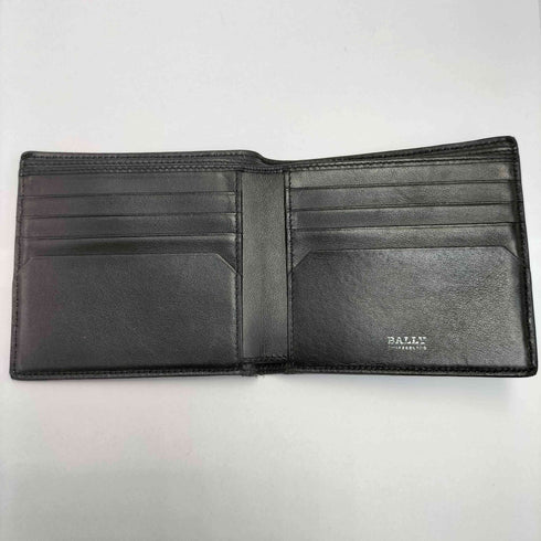 バリー BALLY シワ加工 レザー 二つ折り財布 メンズ