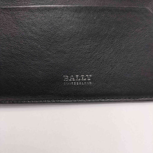 バリー BALLY シワ加工 レザー 二つ折り財布 メンズ