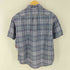 ラルフローレン RALPH LAUREN CUSTOM FIT リネン100 チェック S/S ボタンダウンシャツ メンズ L