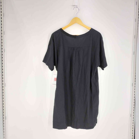 パドカレ pas de calais ドット襟 レーヨン混 タック チュニックワンピース レディース JPN:38