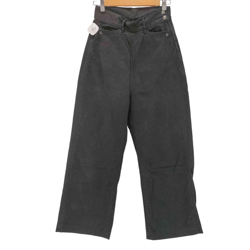 オーディナリーフィッツ Ordinary fits RANCH PANTS ハイウエストワイドパンツ レディース 0