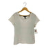 ローレンラルフローレン LAUREN RALPH LAUREN 90s~00s 緑タグ シャーリング ラウンドネック S/S Tシャツ レディース import:L