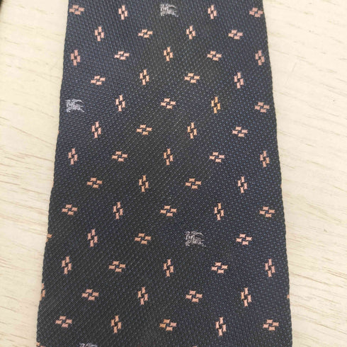 バーバリーロンドン BURBERRY LONDON 日本製 シルク総柄ネクタイ メンズ