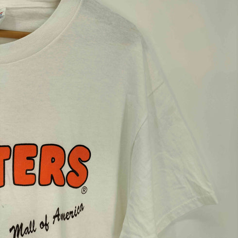 ヘインズ Hanes 90S USA製 HOOTERS 両面プリント S/S Tシャツ メンズ import:L