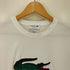 ラコステ LACOSTE ビッグ ロゴ 刺繍 S/S クルーネック Tシャツ メンズ import:M
