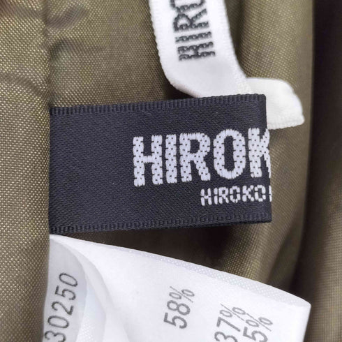 ヒロコビス HIROKO BIS 光沢 タイトスカート レディース 13AB