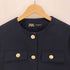 ザラ ZARA クロップド フェイクポケット ノーカラージャケット レディース import:XS