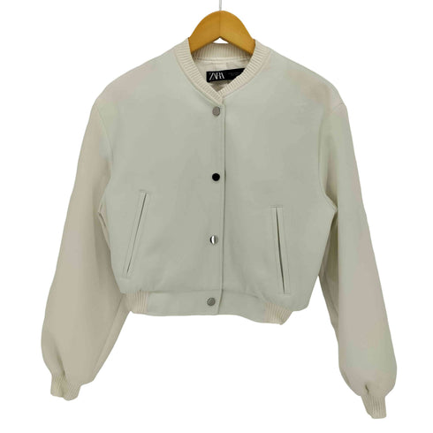 ザラ ZARA クロップド ボンバージャケット レディース import:XS