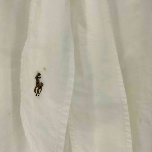 ポロラルフローレン POLO RALPH LAUREN LS MLA TI ST-LONG SLEEVE-SHIRT 現行タグ ボウタイポニー刺繍 シャツ レディース US:4