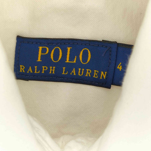 ポロラルフローレン POLO RALPH LAUREN LS MLA TI ST-LONG SLEEVE-SHIRT 現行タグ ボウタイポニー刺繍 シャツ レディース US:4