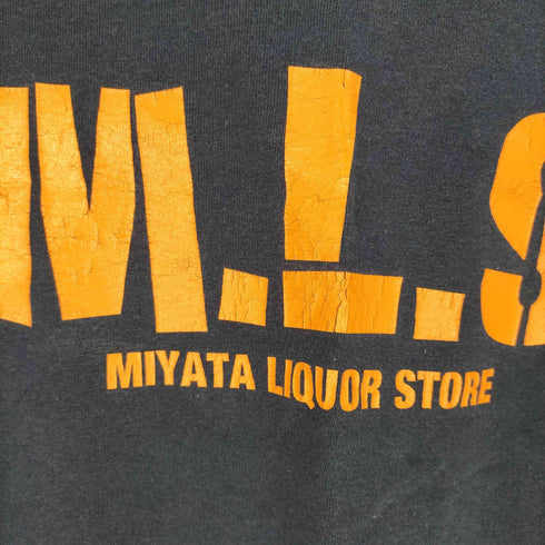 アンビル Anvil 00S MIYATA LIQUOR STORE ラバープリント Tシャツ メンズ import:L